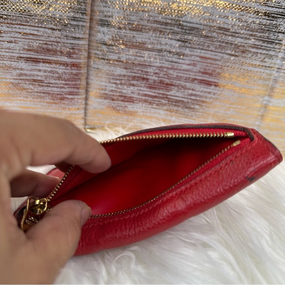 🔥Authentic Louis Vuitton Monogram Red Empreinte Key Cles - Picture 11 of 13